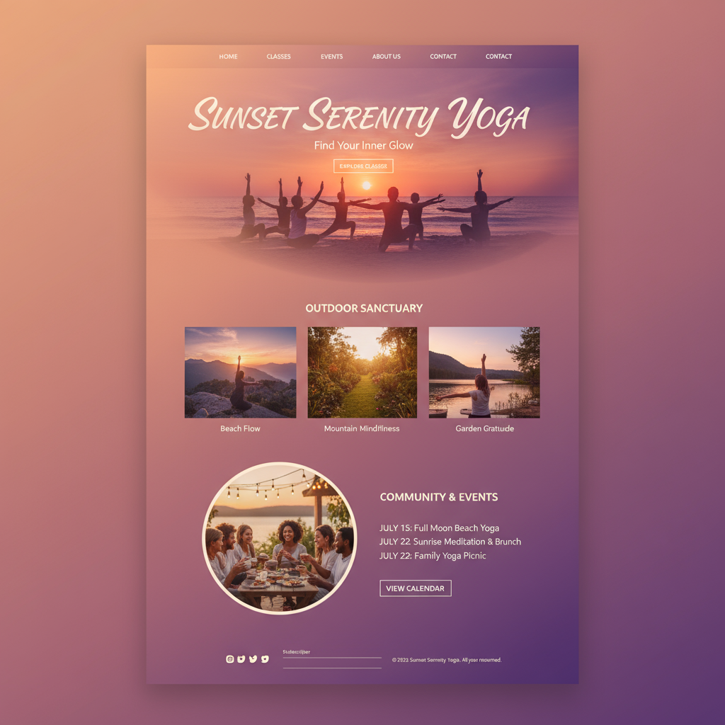 Prenatal Yoga Center - Yoga & Pilates website template